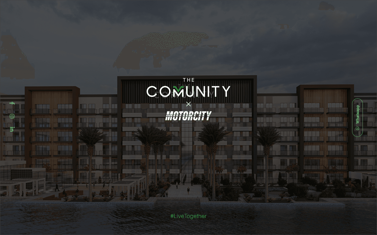 The Community Motor City homepage screenshot